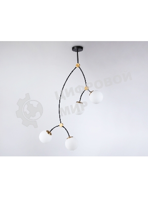 Светитльник Ambrella Light TR2575/4 BK/SB черный/бронза E27/4 max 60W D790*1120
