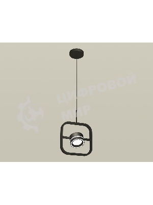 Светильник Ambrella light XB9119151 SBK/FR черный песок/белый матовый GX53 (C9119, N8434)