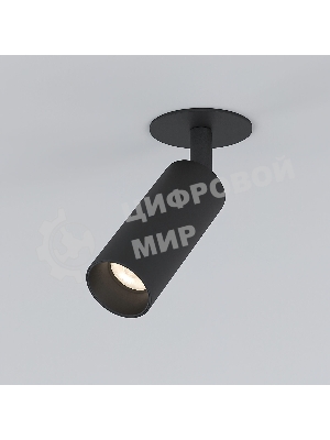 Diffe светильник встраиваемый черный 8W 4200K (25039/LED)