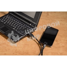 Кабель USB2.0 Hama USB A (m)/micro USB B (m) 0.75м (00054587)