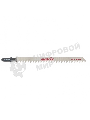 Полотна для электролобзика Matrix по дереву, 3 шт.T301DL, 110 x 4 мм, HCS