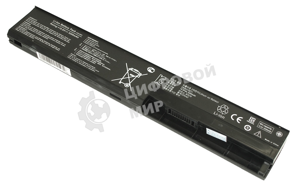 Аккумуляторная батарея для ноутбука Asus X401 (A32-X401) 5200mAh OEM черный