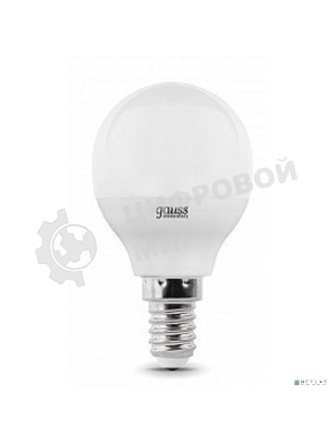Лампа cветодиодная Gauss LED Elementary Globe 6W E14 2700Kарт.LD53116