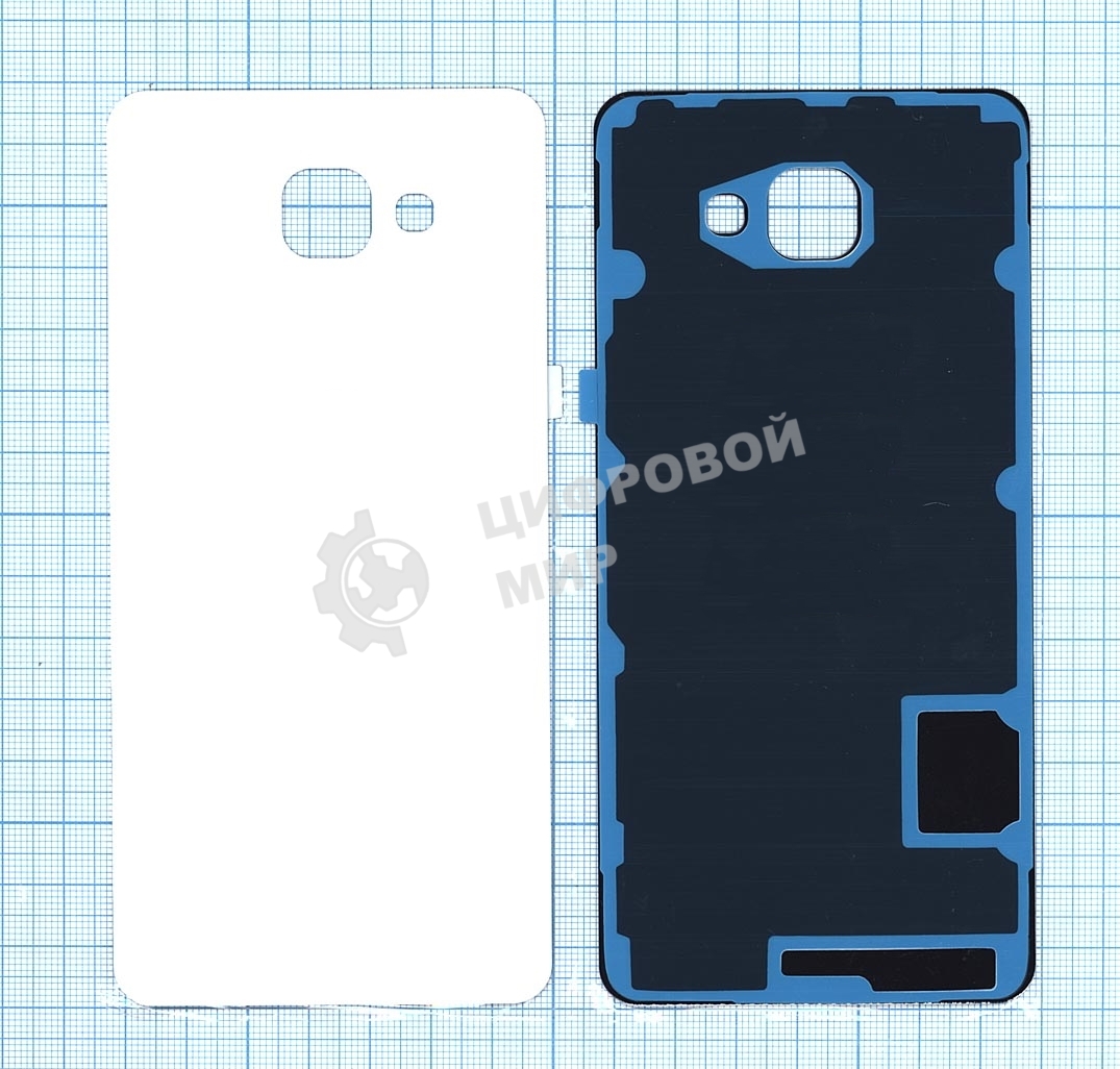 Задняя крышка для Samsung A710 Galaxy A7 (2016) белый