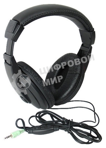 Наушники стерео Defender Gryphon HN-751 накладные, 2 x 3.5 мм стерео jack, кабель 2м, черный