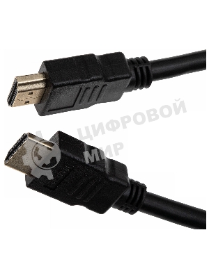 Кабель аудио-видео Cactus CS-HDMI.1.4-5 HDMI (m)/HDMI (m) 5м. позолоченные контакты черный
