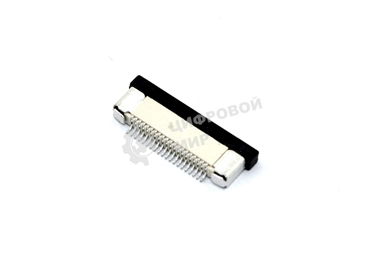 Разъем FPC Half Coverage Bottom Contact 0.5K-BX-20PWB 20 pin высота 2мм шаг 0,5мм