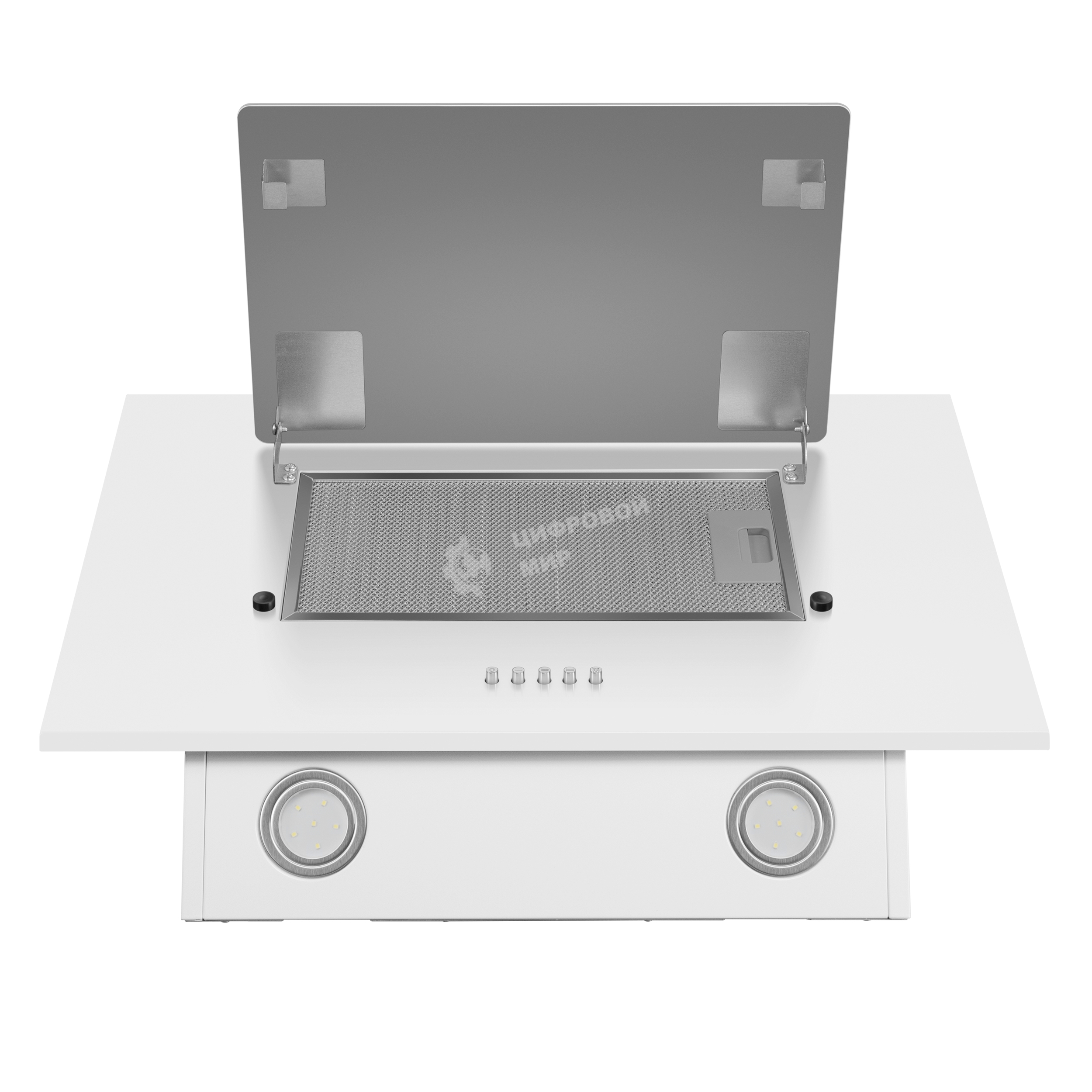 Вытяжка наклонная Maunfeld Tower 60 белый, 60 см, 700 куб. м/ч, 66 дБ