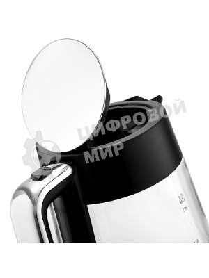Электрочайник BRAYER BR6102 черный, 1.7 л, 2200 Вт, скрытый нагревательный элемент