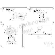 Встраиваемый поворотный точечный светильник Ambrella light TN102742 BK черный IP20 GU5.3 D95*25