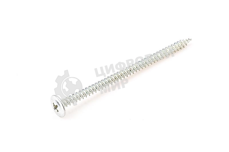 Саморез 4.2х75 металл-металл с прессшайбой цинк (уп.100шт) коробка СТРОЙМЕТИЗ UTORM2050175