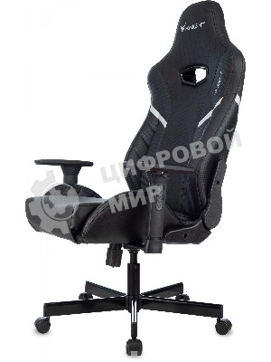 Кресло Knight Thunder 5X черный, экокожа, 120 кг, механизм качания