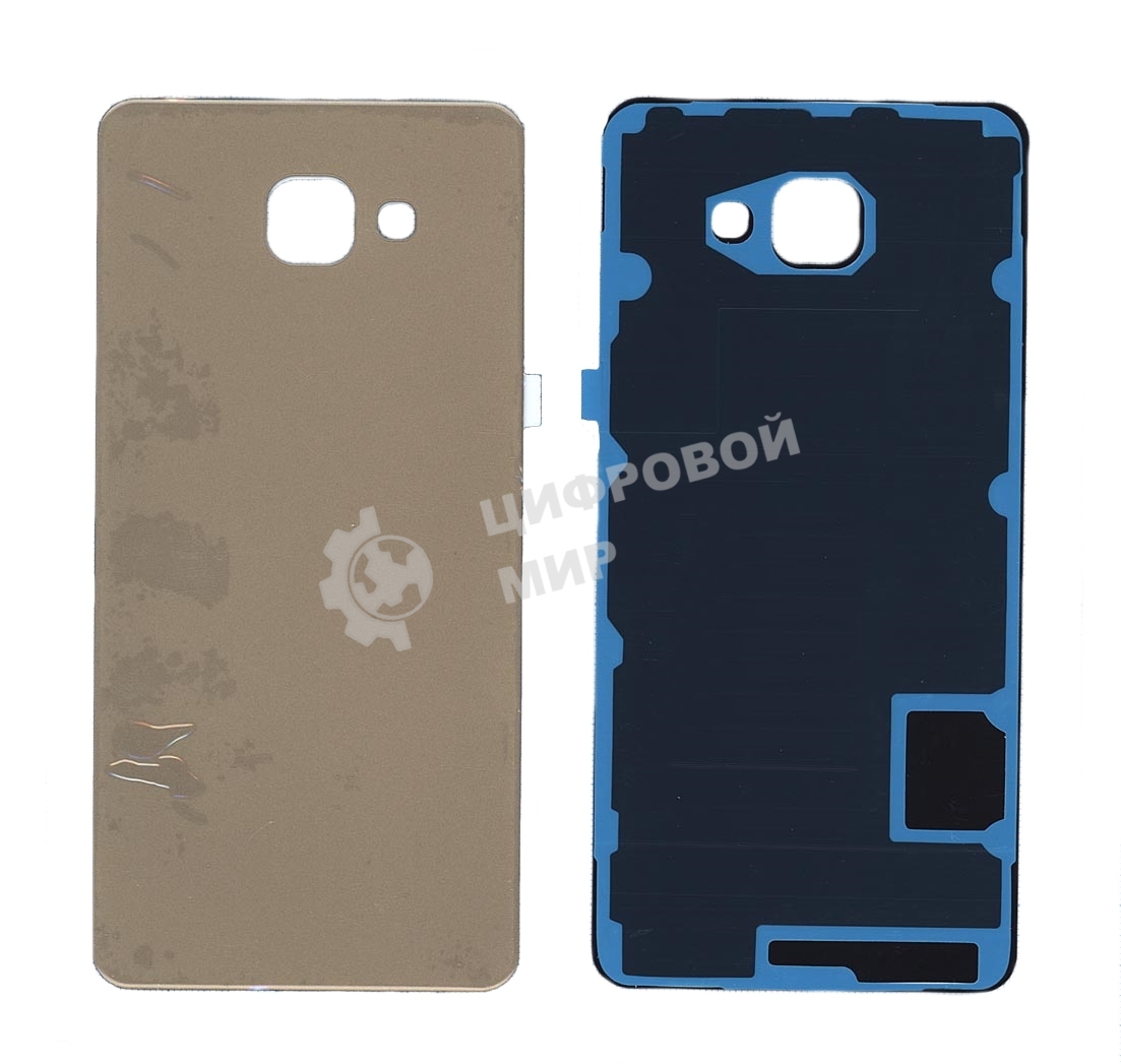 Задняя крышка для Samsung A710 Galaxy A7 (2016) золотой