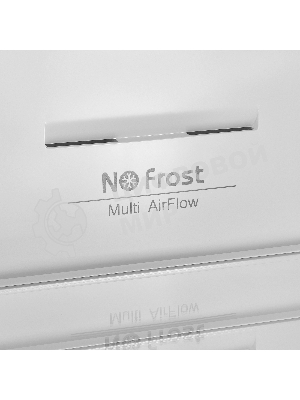 Холодильник Maunfeld MFF185NFSB10 черная нержавеющая сталь двухкамерный инвертор 240/100л морозилка снизу, No Frost