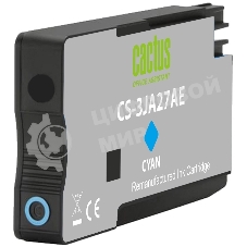 Картридж струйный Cactus CS-3JA27AE 963XL (есть ограничения по прошивке) голубой (25.5 мл) для HP OfficeJet Pro 9010/9010e/9012/9014/9015/9016/9019