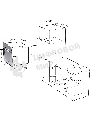 Духовой шкаф Gorenje BSA6747A04X