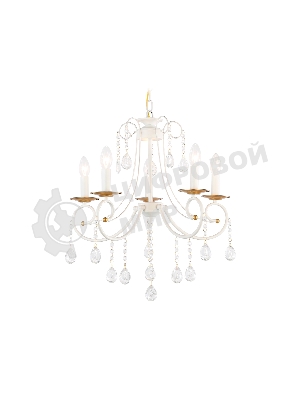 Светильник Ambrella light TR4916/5 WH/GD белый/золото E14/5 max 40W D550*860