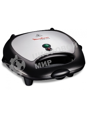 Сэндвичница Moulinex Break Time SW611812 700Вт серебристый/черный