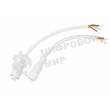 Соединительный кабель Rexant (3pin) герметичный (IP67) 3х0.5мм² белый