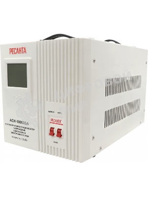 Стабилизатор напряжения Ресанта АСН-10000БА однофазный серый (63/6/40)