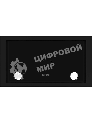 Вытяжка встраиваемая Korting KHI 6777 GN черный/черный, 52 см, 800 куб. м/ч, 52 дБ