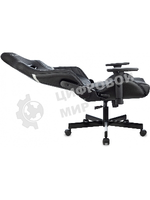 Кресло Knight Thunder 5X черный, экокожа, 120 кг, механизм качания