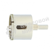 Сверло по керамической плитке и стеклу Сибртех, 38 х 55 мм, 6 гр.хв-к, с центр. сверлом