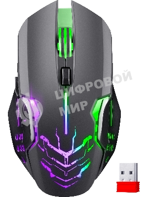 Мышь беспроводная Defender Katana GM-511 черный, 3200 dpi, радиоканал, USB, кнопки - 6