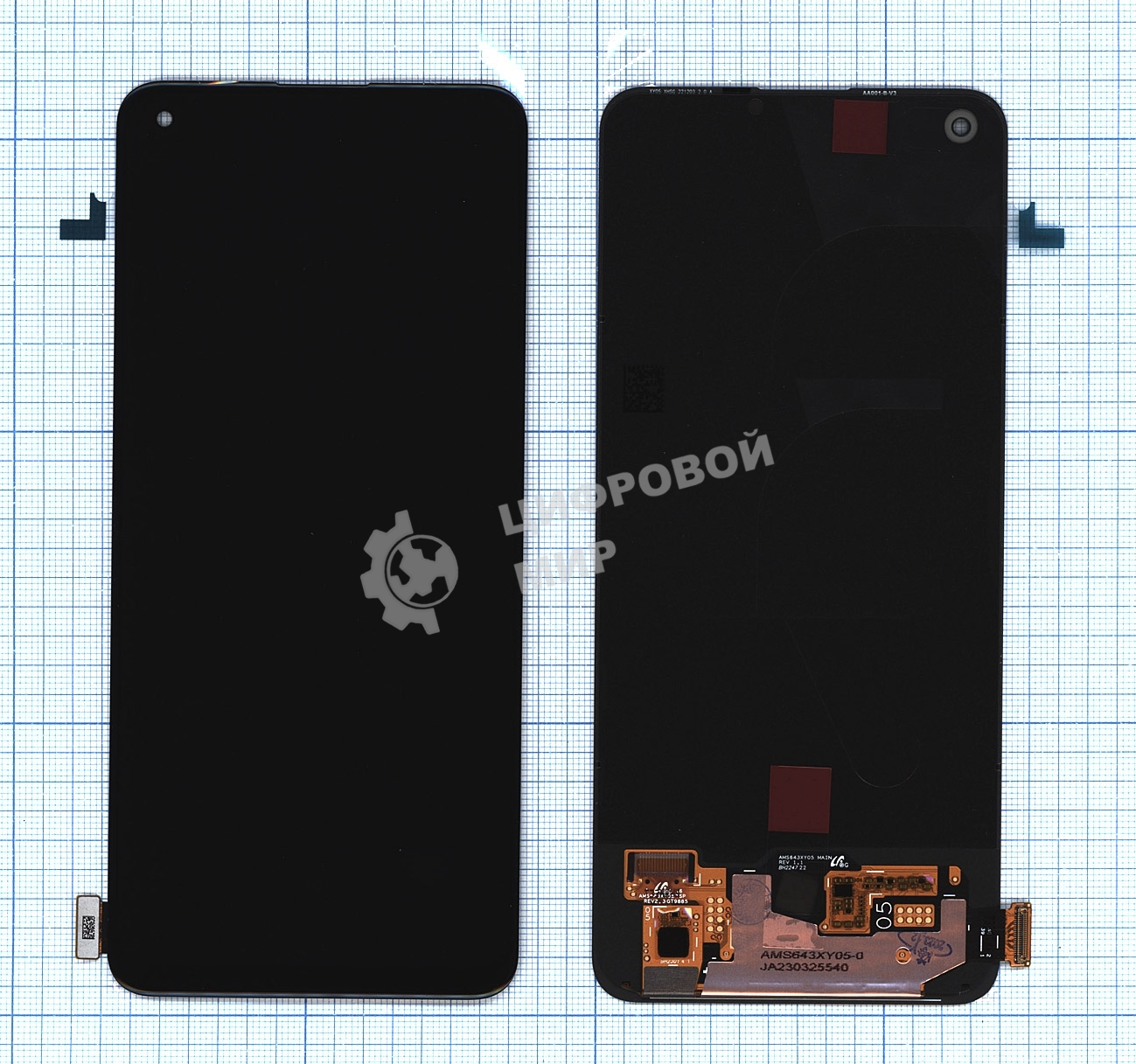 Дисплей для Realme 8 4G в сборе с тачскрином (orig lcd) черный