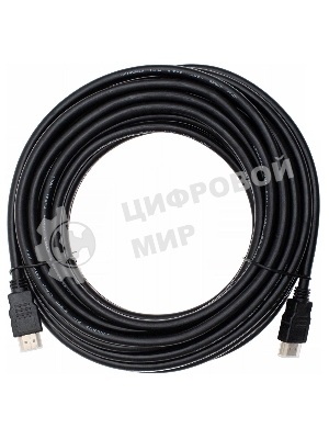 Кабель аудио-видео Cactus CS-HDMI.1.4-10 HDMI (m)/HDMI (m) 10м. позолоченные контакты черный