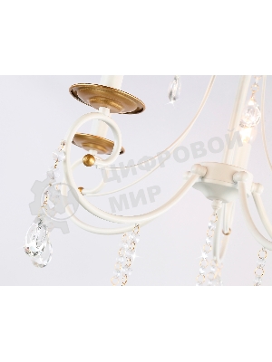 Светильник Ambrella light TR4916/5 WH/GD белый/золото E14/5 max 40W D550*860