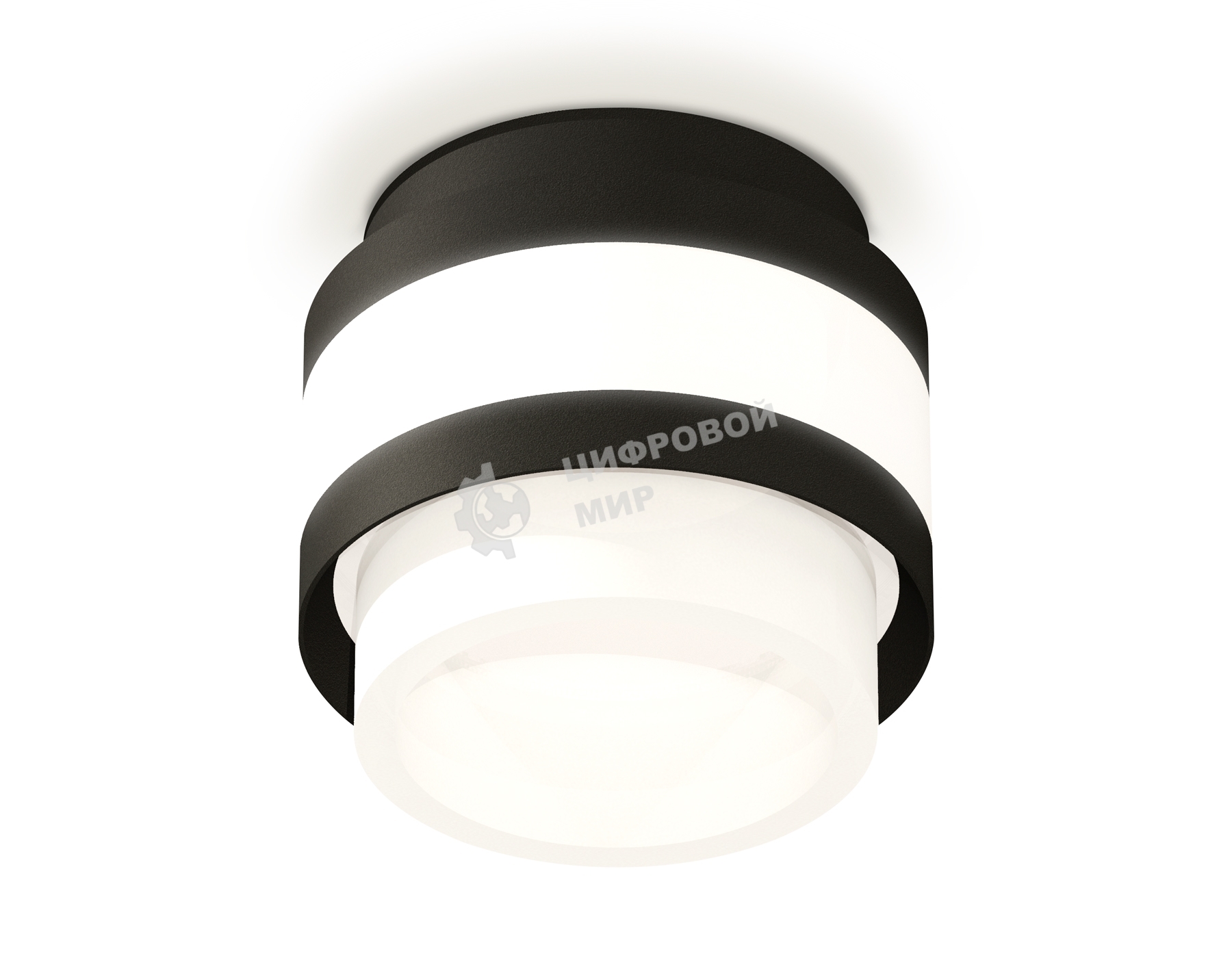 Светильник Ambrella Light XS8420001 SBK/FR черный песок/белый матовый GX53 (C8420, N8401)