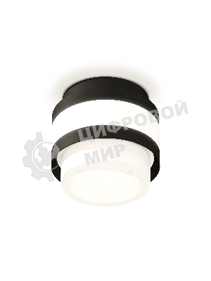 Светильник Ambrella Light XS8420001 SBK/FR черный песок/белый матовый GX53 (C8420, N8401)