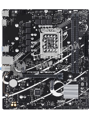 Материнская плата ASUS PRIME B760M-F, LGA 1700, Intel B760, 2xDDR5, 4xSATA, 2xM.2, 1xPCIe 4.0 x16, 1xPCIe 3.0 x1, 1xHDMI, 1x1Gb LAN, 4xUSB-A 5Gbps, 2xUSB-A 2.0, 7.1, mATX
