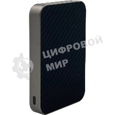 Мобильный аккумулятор Magssory PBN022 10000mAh QC4.0/PD3.0 15W 3A USB-C беспров.зар. титановый