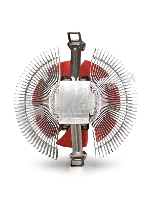 Кулер для процессора ExeGate EE80-PWM серебристый/красный, 90 мм, алюминий, 2400 об/мин, 24 дБ, 4 pin, 65 Вт, 50 мм