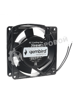 Вентилятор для корпуса Gembird черный, 92 мм, 2400 об/мин, 31.5 дБ, 2 pin