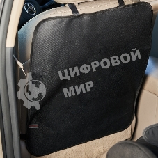 Накидка защитная Rexant на спинку переднего сиденья (60х50 см), ткань Оксфорд черного цвета