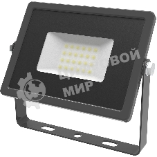 Прожектор светодиодный Gauss Qplus 20Вт 6500К 1700лм IP65 графит. сер. 1/20