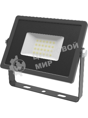 Прожектор светодиодный Gauss Qplus 20Вт 6500К 1700лм IP65 графит. сер. 1/20