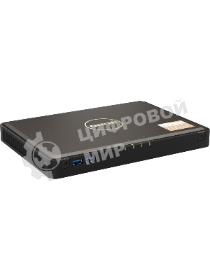 Сетевой RAID накопитель SMB QNAP TbS-464-8G NAS 4-bay M.2 NVMe, Intel Celeron N5105 4-core/4-thread 2.0-2.9 GHz, 8 Gb DDR4, 2 x 2.5 GbE, 2xUSB 3.2 Gen 1 port, 3xUSB 2.0 port, 2xHDMI Output