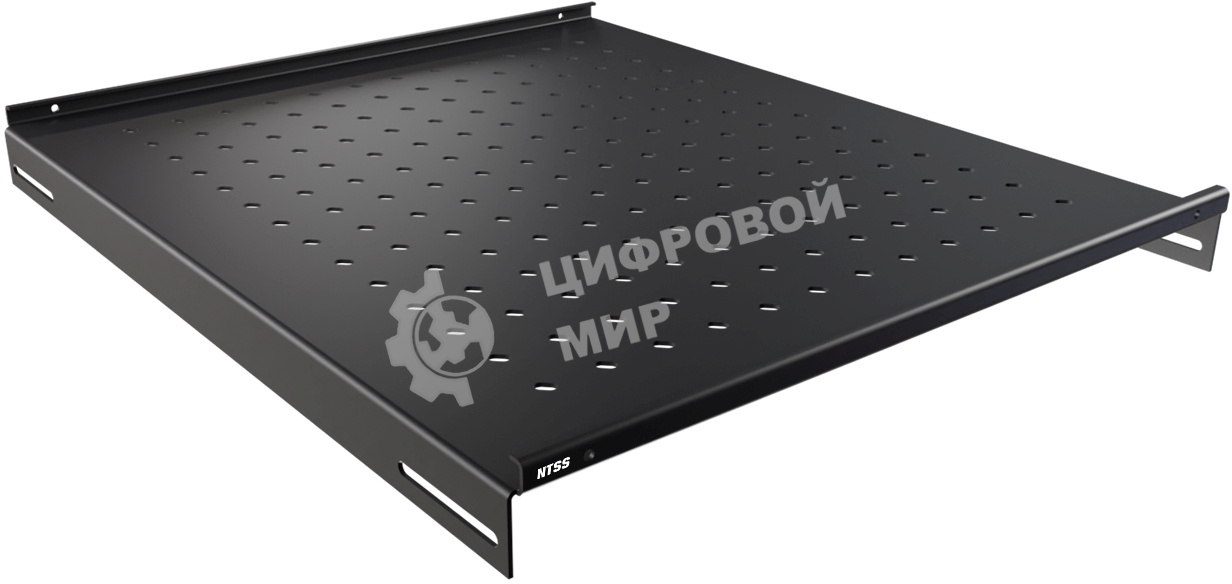 Полка стационарная NTSS NTSS-FS-800-BL 1U нагр.:60кг. 19