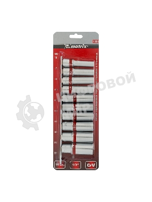 Набор удлиненных торцевых головок Matrix 1/2