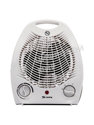 Тепловентилятор MTX FHS-2000, белый, 1000/2000 Вт, 25 м2, термостат
