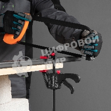 Струбцина универсальная Matrix, быстрозажимная, F-образная, 200 х 315 х 45 мм, пластиковый корпус