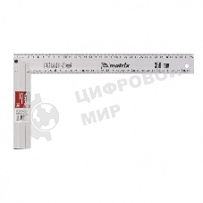 Угольник Matrix, 350 мм, алюминиевый, литой