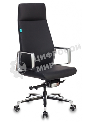 Кресло Бюрократ JONS/BLACK черный, кожа