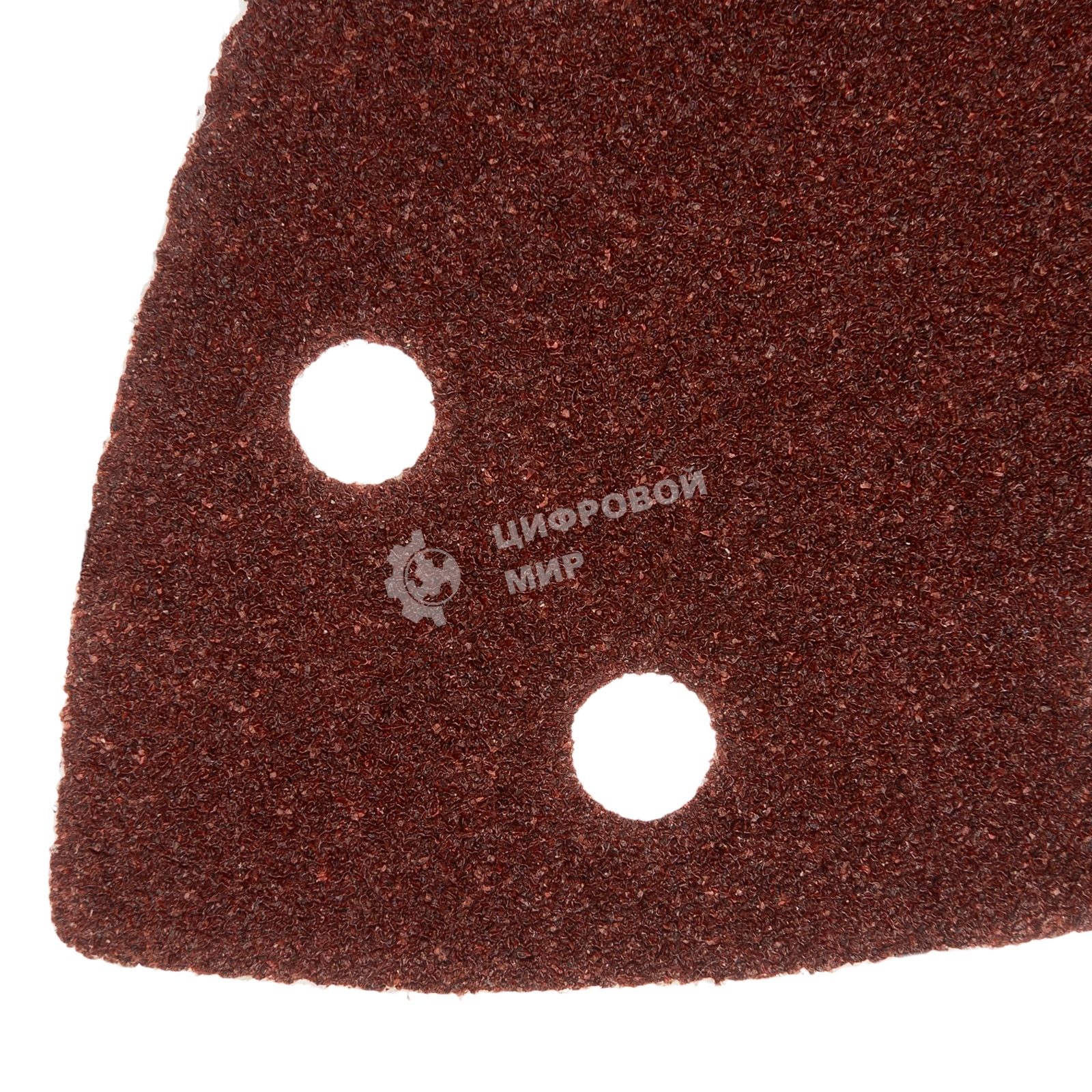 Треугольник абразивный Denzel на ворc. подложке под 