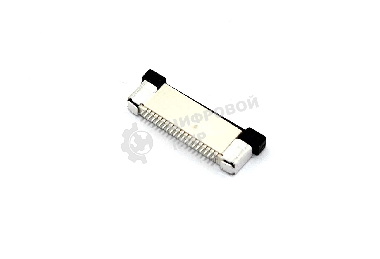Разъем FPC Half Coverage Bottom Contact 0.5K-BX-20PWB 20 pin высота 2мм шаг 0,5мм