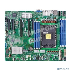 Материнская плата Supermicro MBD-X13SEI-TF-B 1xLGA-4677,Intel Xeon SP gen 4, Intel C741, 8x DDR5 4800/4400/4000 MHz. 2x10Gbe Base-T X550+1xMgmt LAN, 10xSATA3, 2xSATA-DOM, 4xUSB 3.2, 2xPCI-Ex16+3xPCI-E x8+2xMCIO x8, 2x